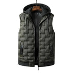 Men's Hood Zip Pocket Vest