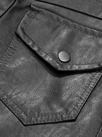 Men's Hooded Biker Jacket