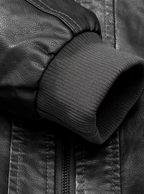 Men's Hooded Biker Jacket