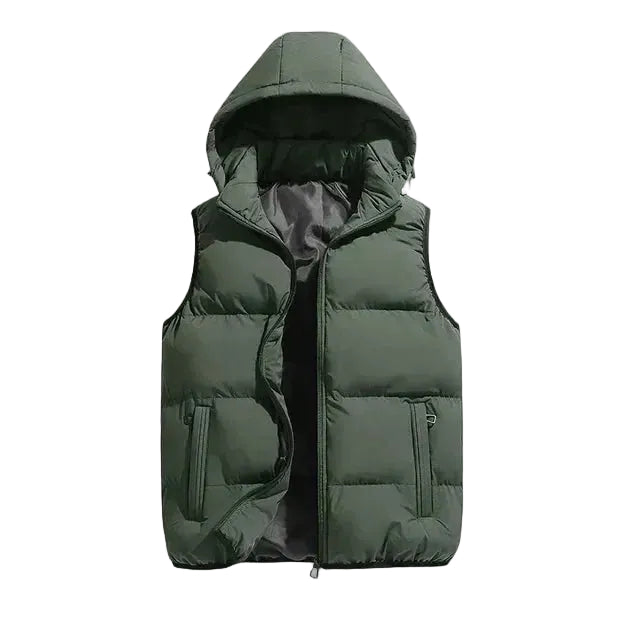 Men's Hooded Zip Gilet