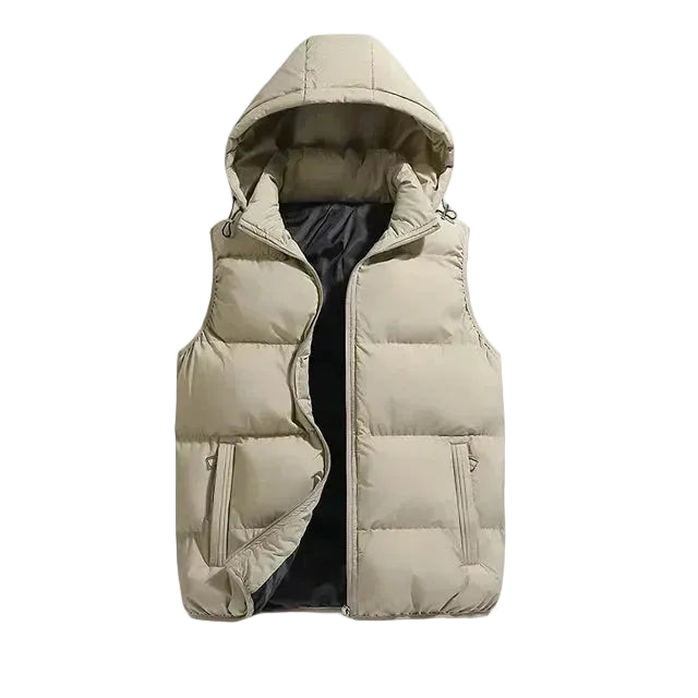 Men's Hooded Zip Gilet
