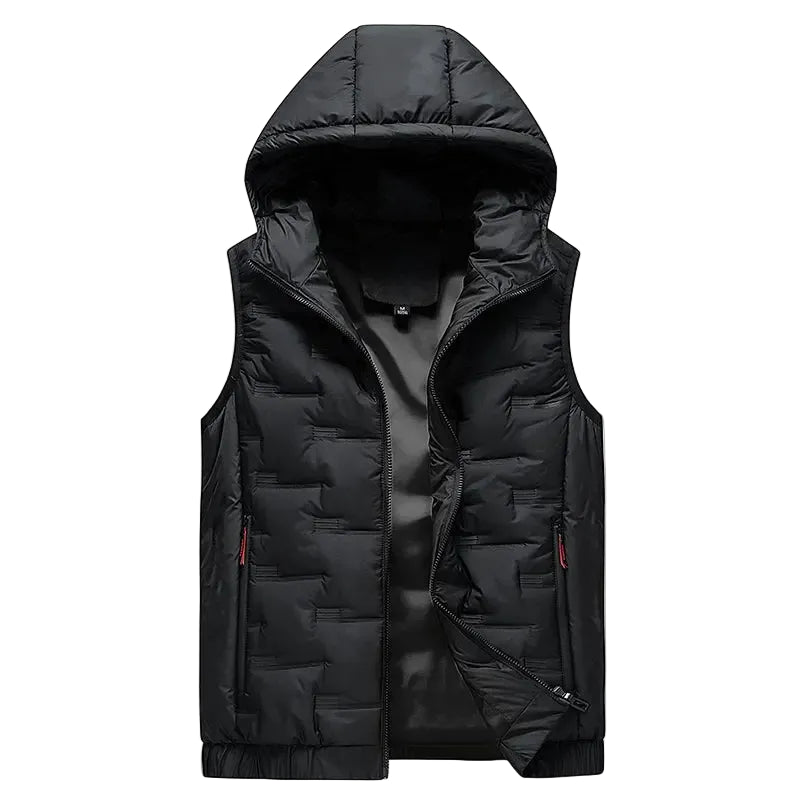 Men's Hooded Zip Vest
