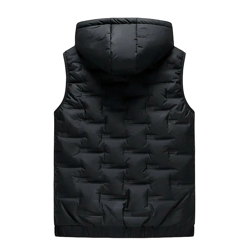 Men's Hooded Zip Vest