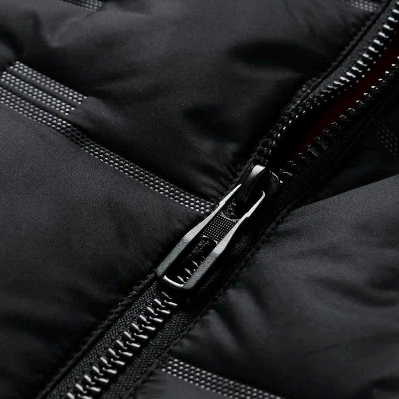 Men's Hooded Zip Vest