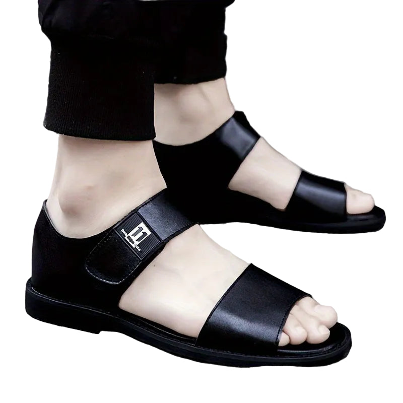 Men's Label Strap Sandals