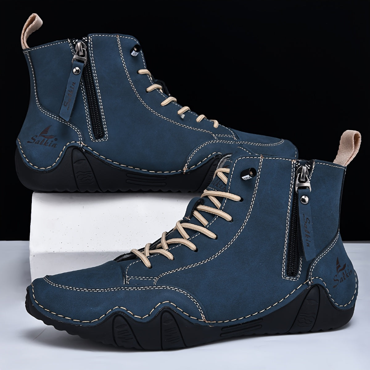 Men's Lace-Up Ankle Boots
