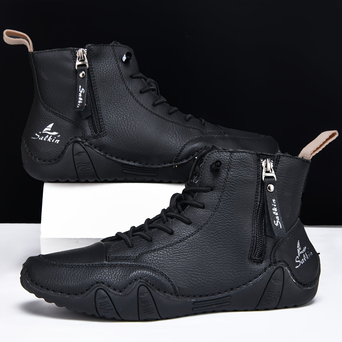 Men's Lace-Up Ankle Boots
