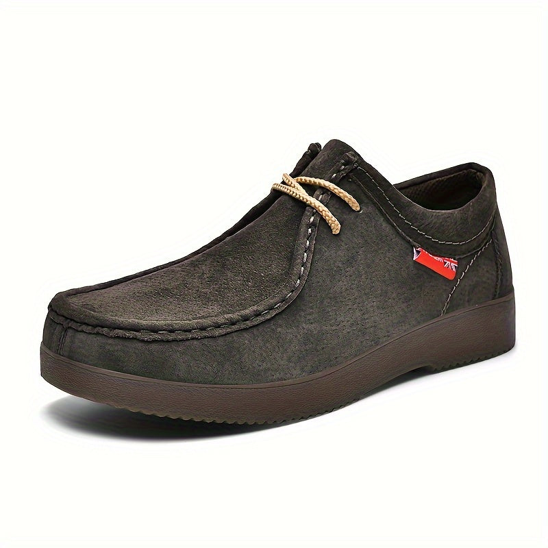 Men's Lace-Up Moc Toe Shoes