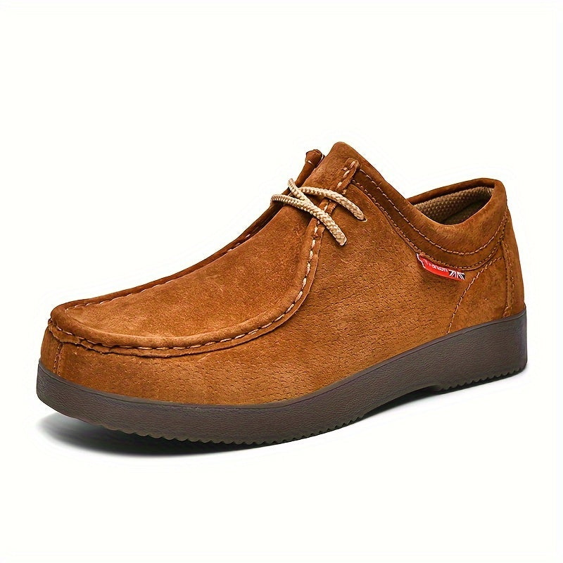 Men's Lace-Up Moc Toe Shoes