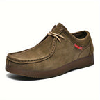 Men's Lace-Up Moc Toe Shoes