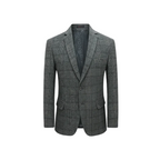 Men's Lapel Button Blazer