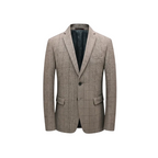 Men's Lapel Button Blazer