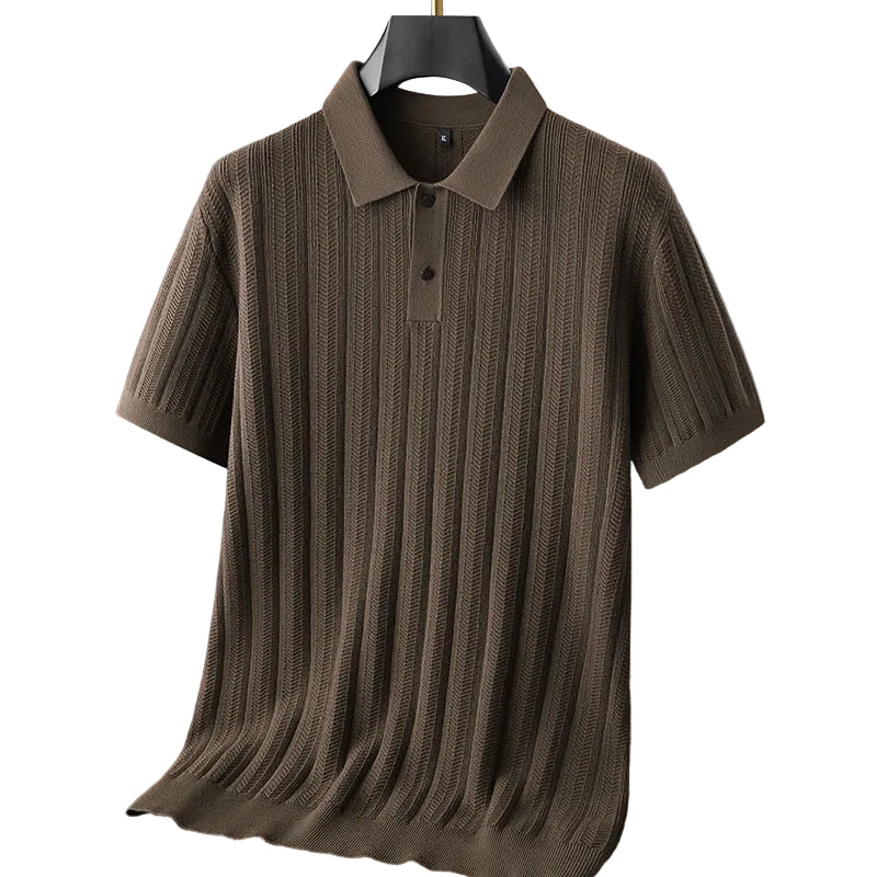 Men's Line Detail Polo Shirt