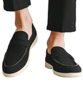 Men's Loafers With Visible Stitching
