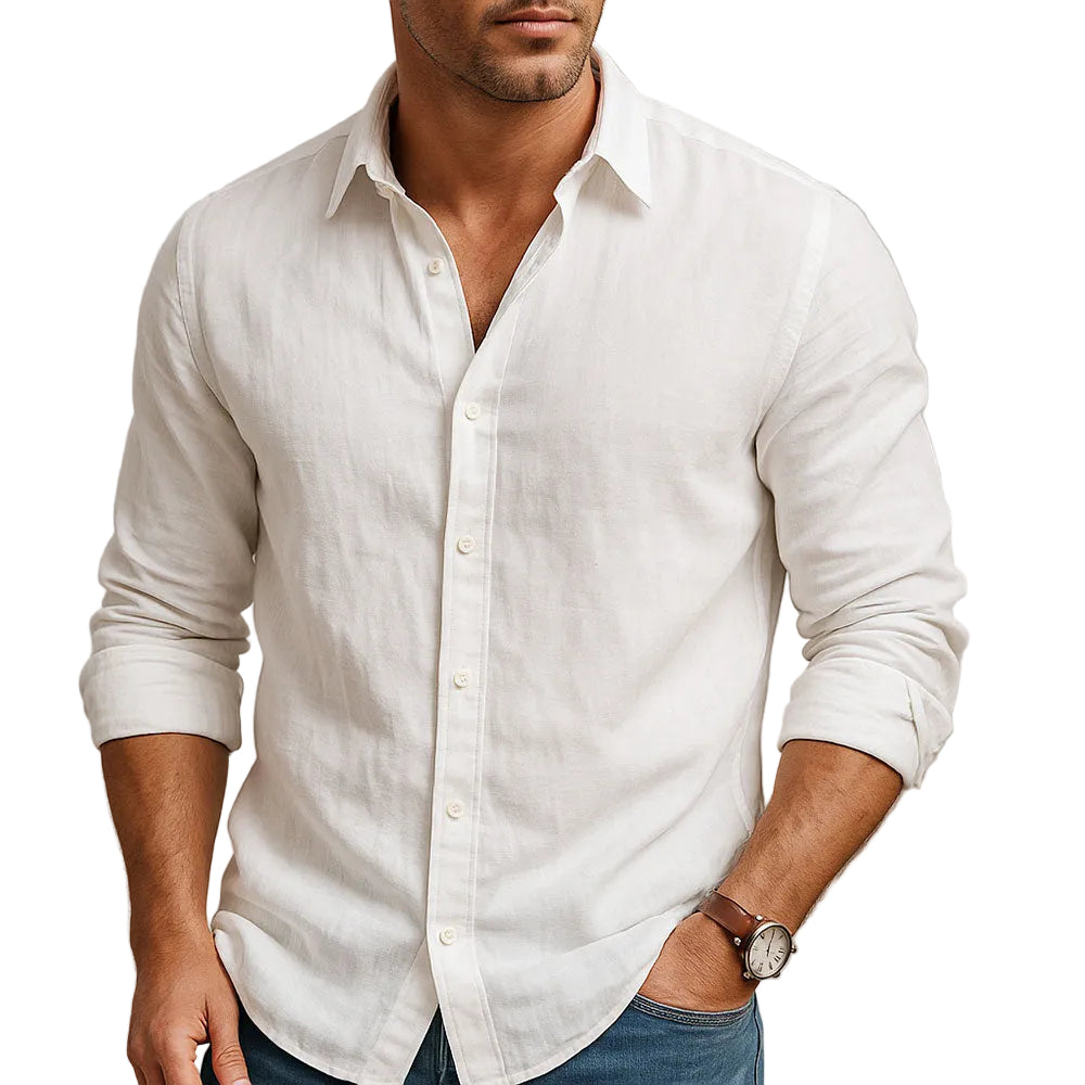 Men's Long Sleeve Button Shirt