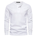 Men's Long Sleeve Henley T-Shirt
