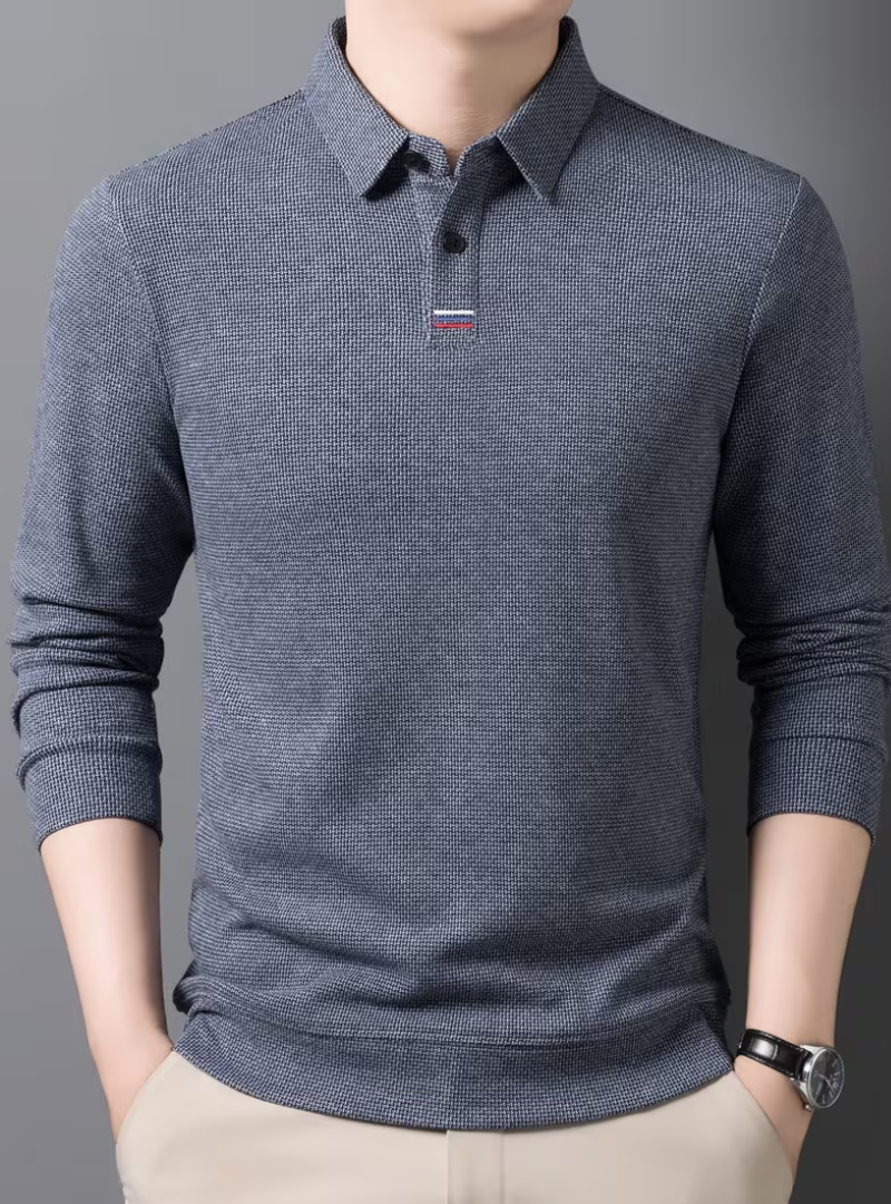 Men's Long Sleeve Polo Shirt