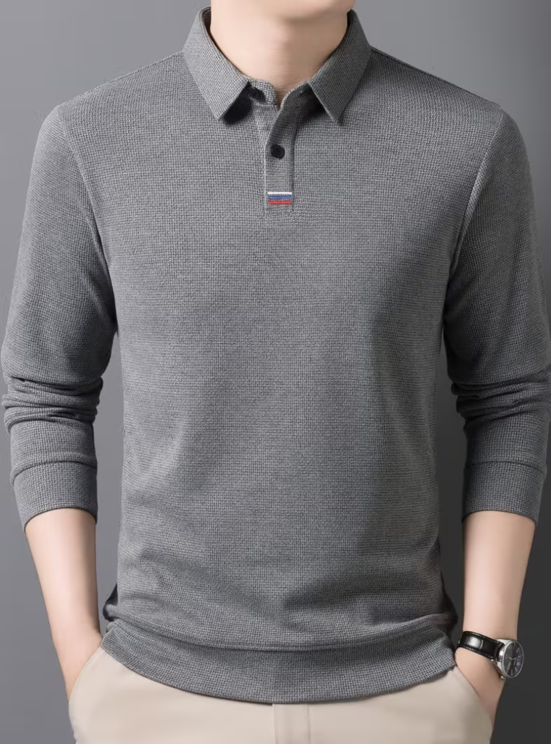 Men's Long Sleeve Polo Shirt