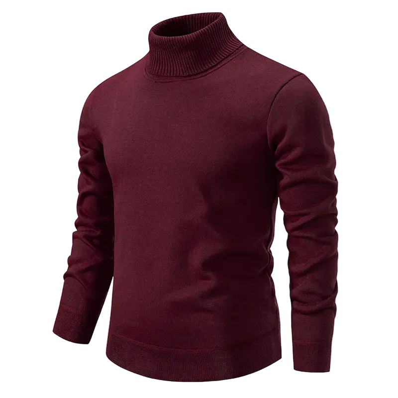 Men's Long Sleeve Turtleneck Sweater