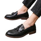 Men's Low Heel Slip-On Loafers
