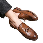 Men's Low Heel Slip-On Loafers