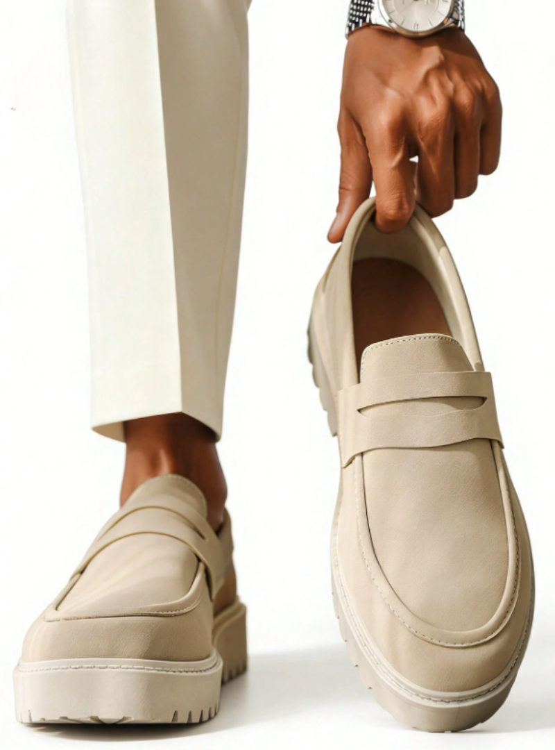 Men's Lug Sole Penny Loafers