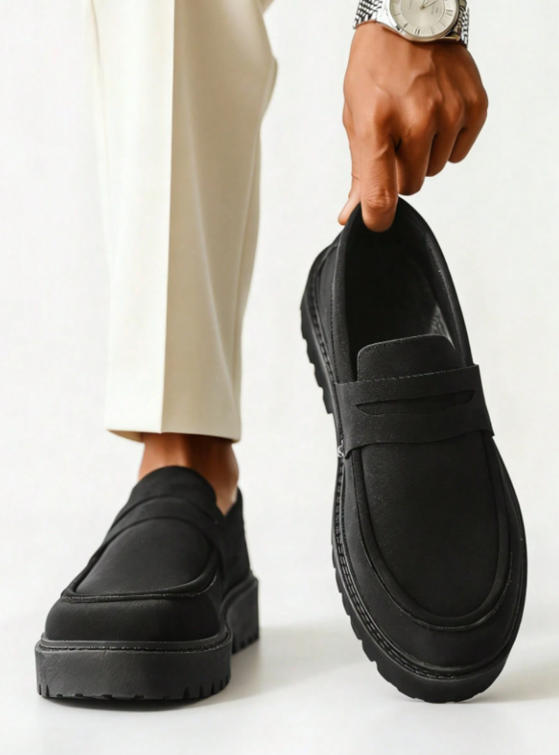 Men's Lug Sole Penny Loafers