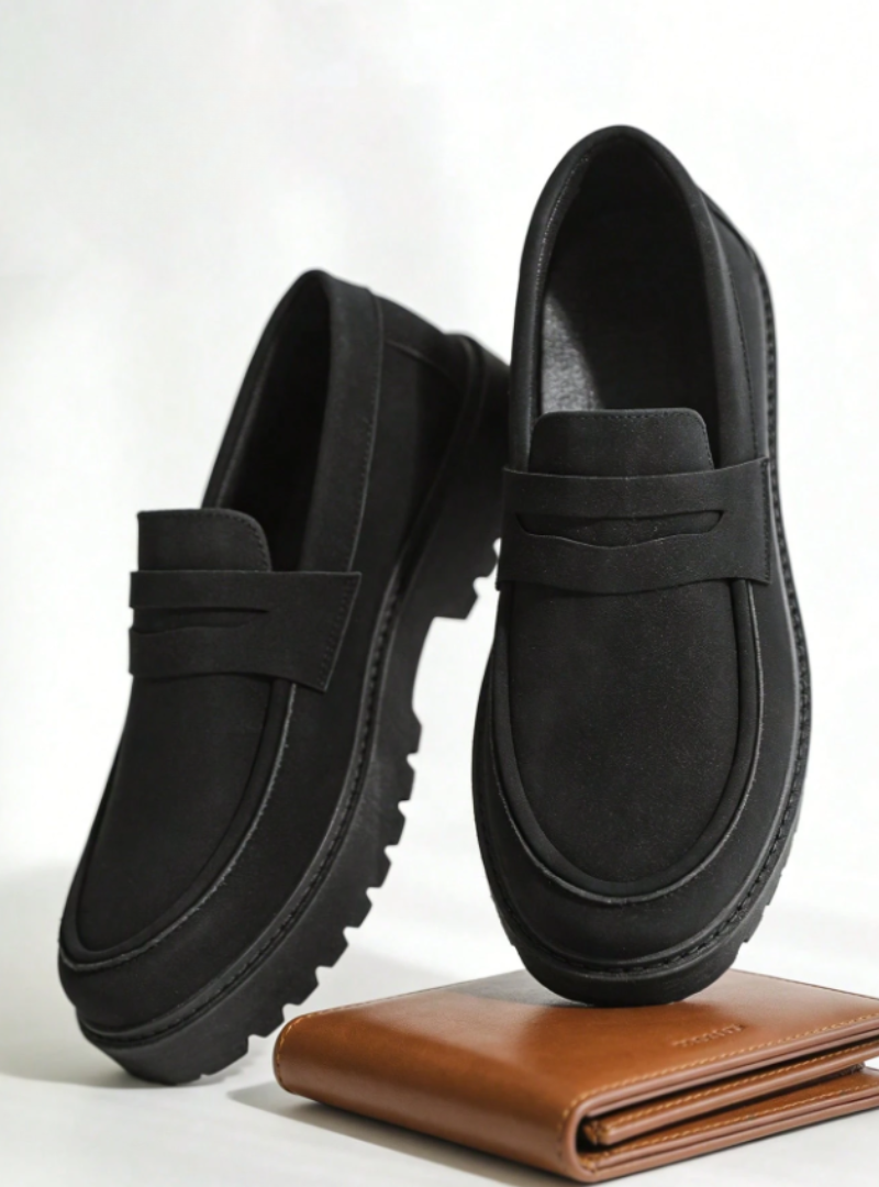 Men's Lug Sole Penny Loafers