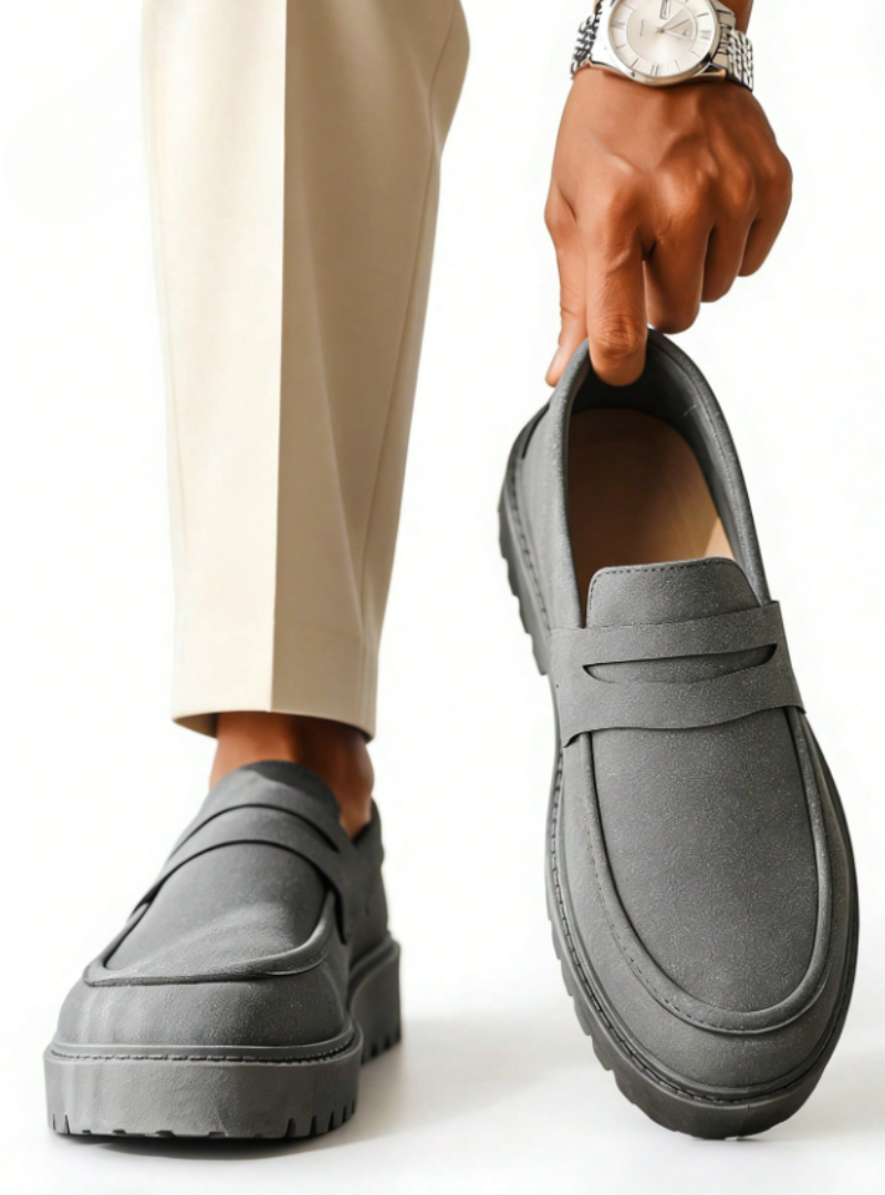 Men's Lug Sole Penny Loafers