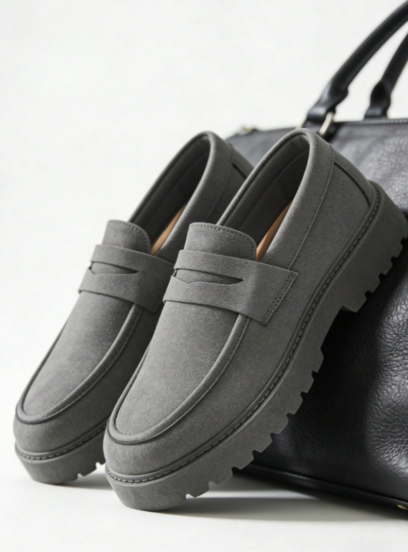 Men's Lug Sole Penny Loafers