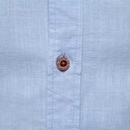 Men's Mandarin Collar Button-Up Shirt