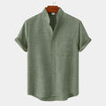 Men's Mandarin Collar Shirt