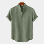 Men's Mandarin Collar Shirt