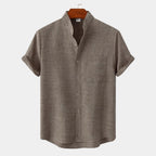 Men's Mandarin Collar Shirt