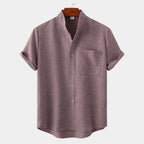 Men's Mandarin Collar Shirt