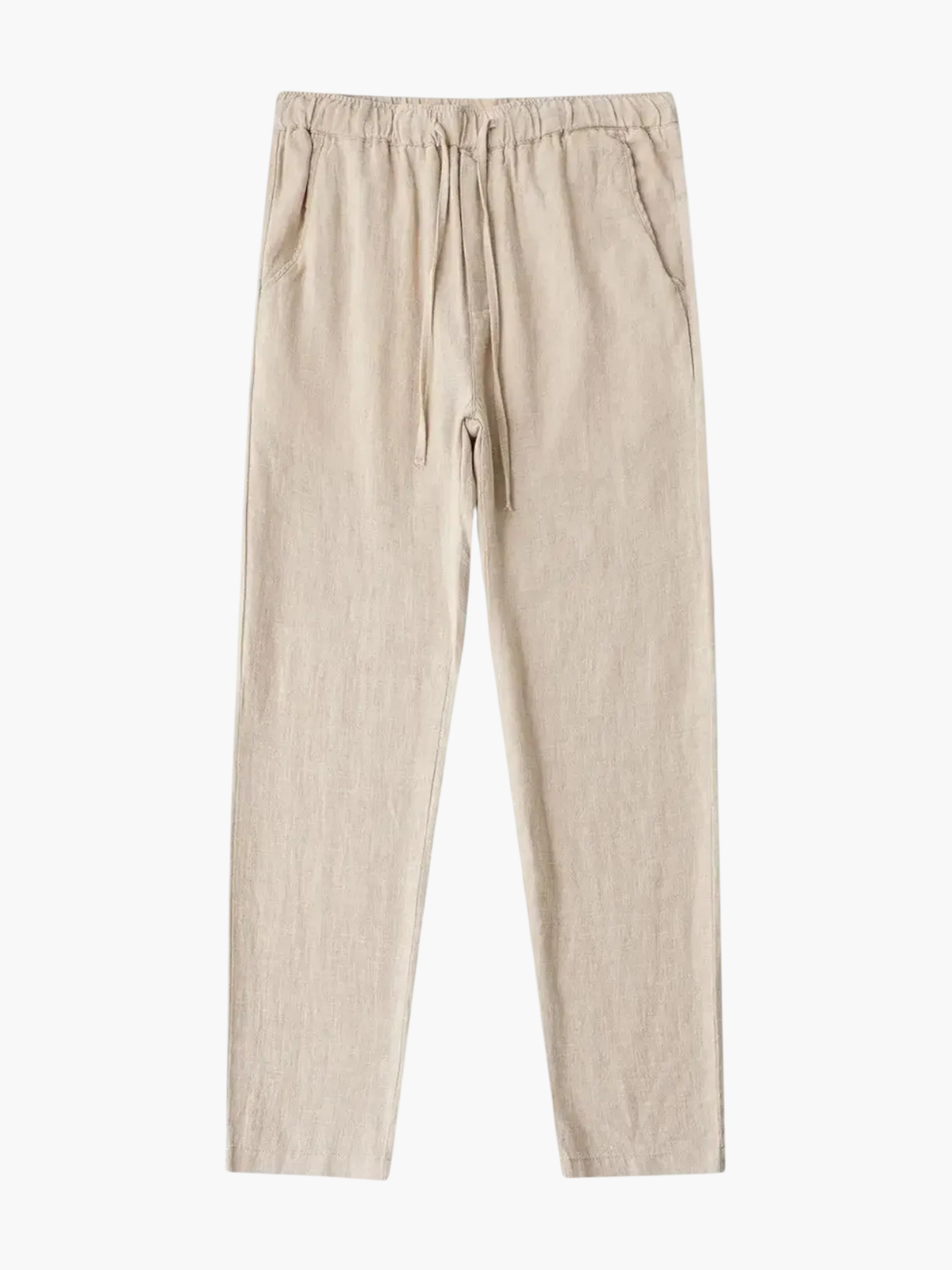 Men's Mandarin Collar Shirt and Trousers Set