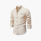 Men's Mandarin Shirt and Shorts Set