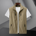 Men's Multi-Pocket Zip-Up Gilet