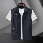 Men's Multi-Pocket Zip-Up Gilet