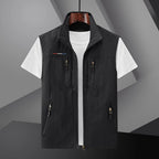 Men's Multi-Pocket Zip-Up Gilet