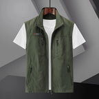 Men's Multi-Pocket Zip-Up Gilet