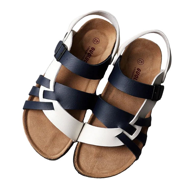Men's Multi-Strap Buckle Sandals