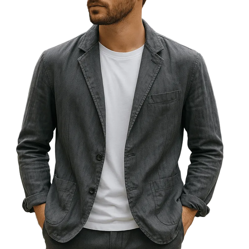 Men's Notch Lapel Blazer