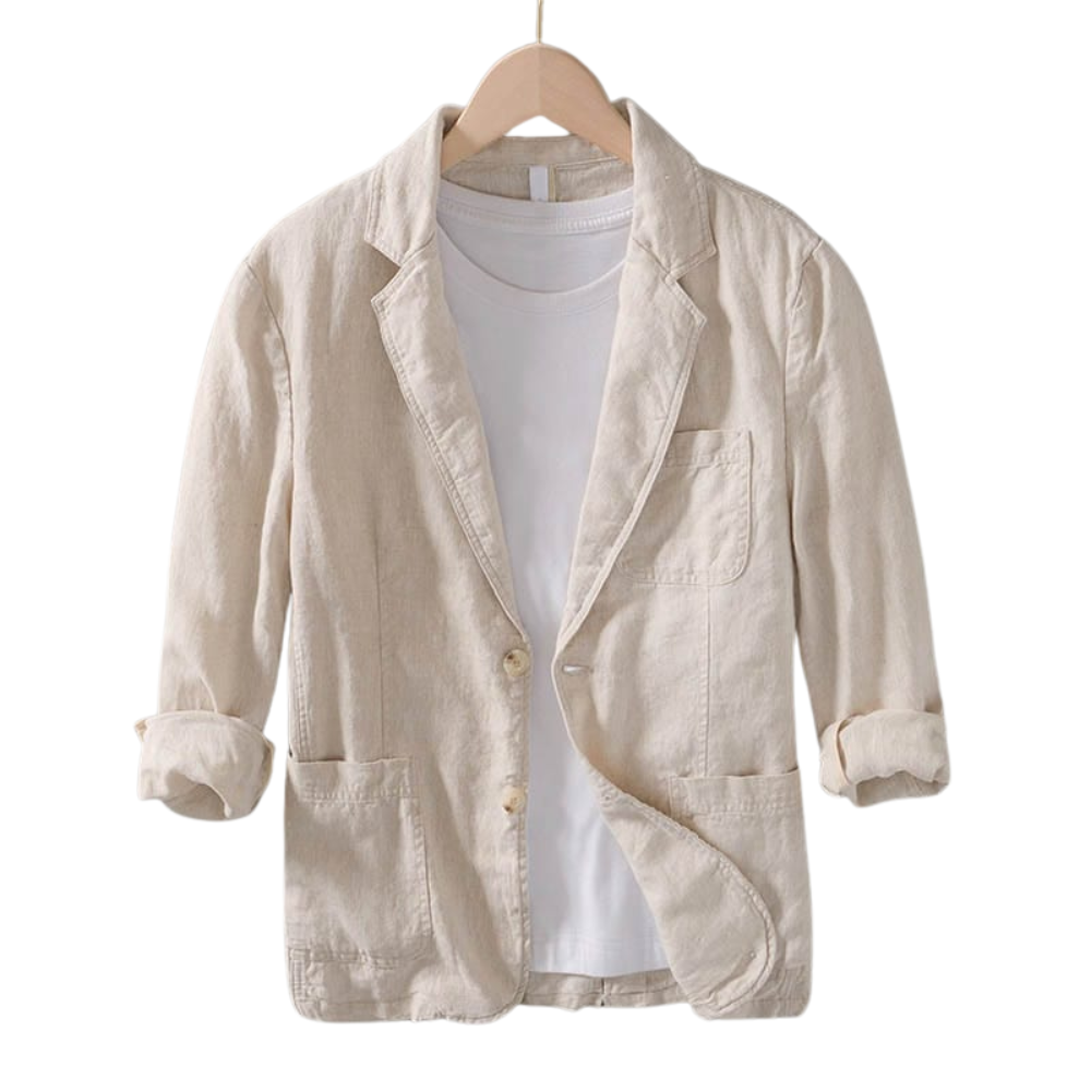 Men's Notched Lapel Blazer