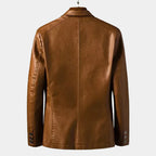Men's Notched Lapel Blazer Jacket
