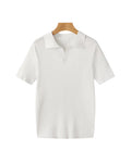 Men's Open Placket Polo Shirt