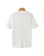 Men's Open Placket Polo Shirt