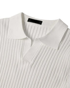 Men's Open Placket Polo Shirt