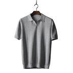 Men's Open Placket Short Sleeve Polo