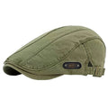 Men's Panel-Stitch Flat Cap